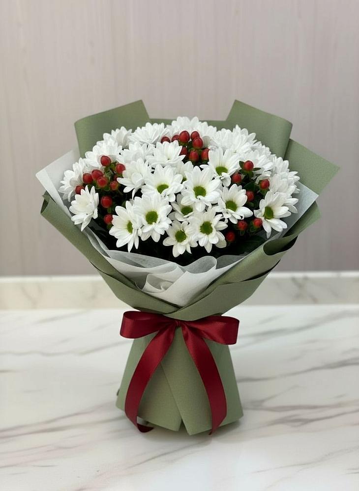 Букет цветов из: Хризантемы в Праслово