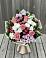 Букет цветов из: Альстромерии, Гвоздики, Розы и Хризантемы в Праслово