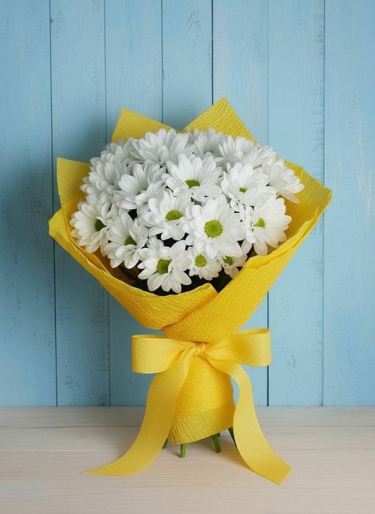 Букет цветов из: Хризантемы в Праслово