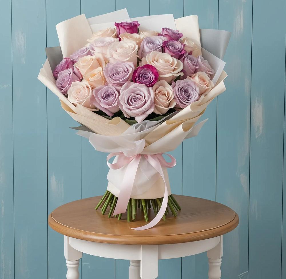 Букет цветов из: Розы в Праслово