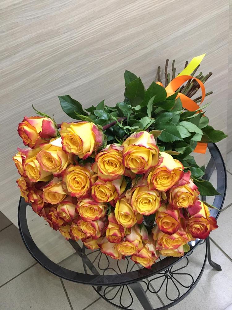 Букет Желтые розы в Праслово