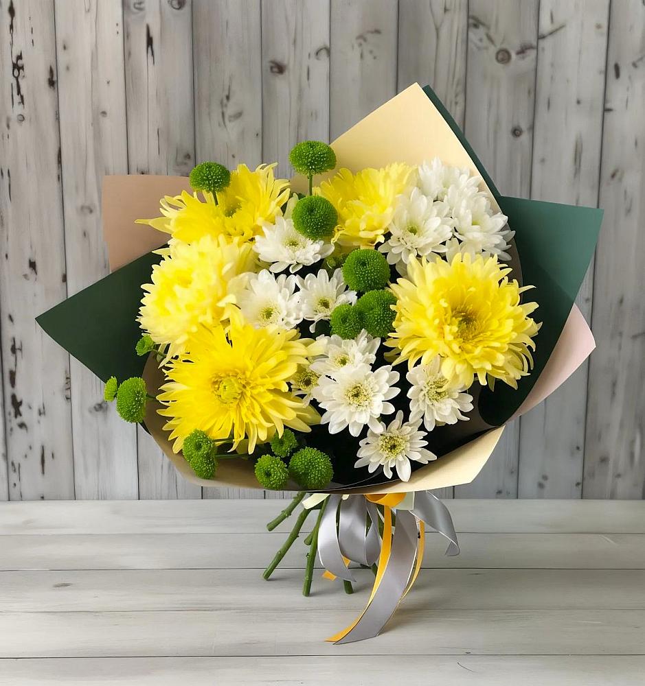 Букет цветов из: Хризантемы в Праслово