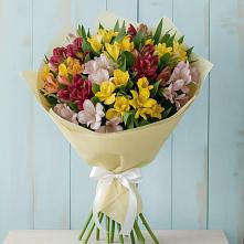 Букет цветов из:  Альстромерии в Праслово