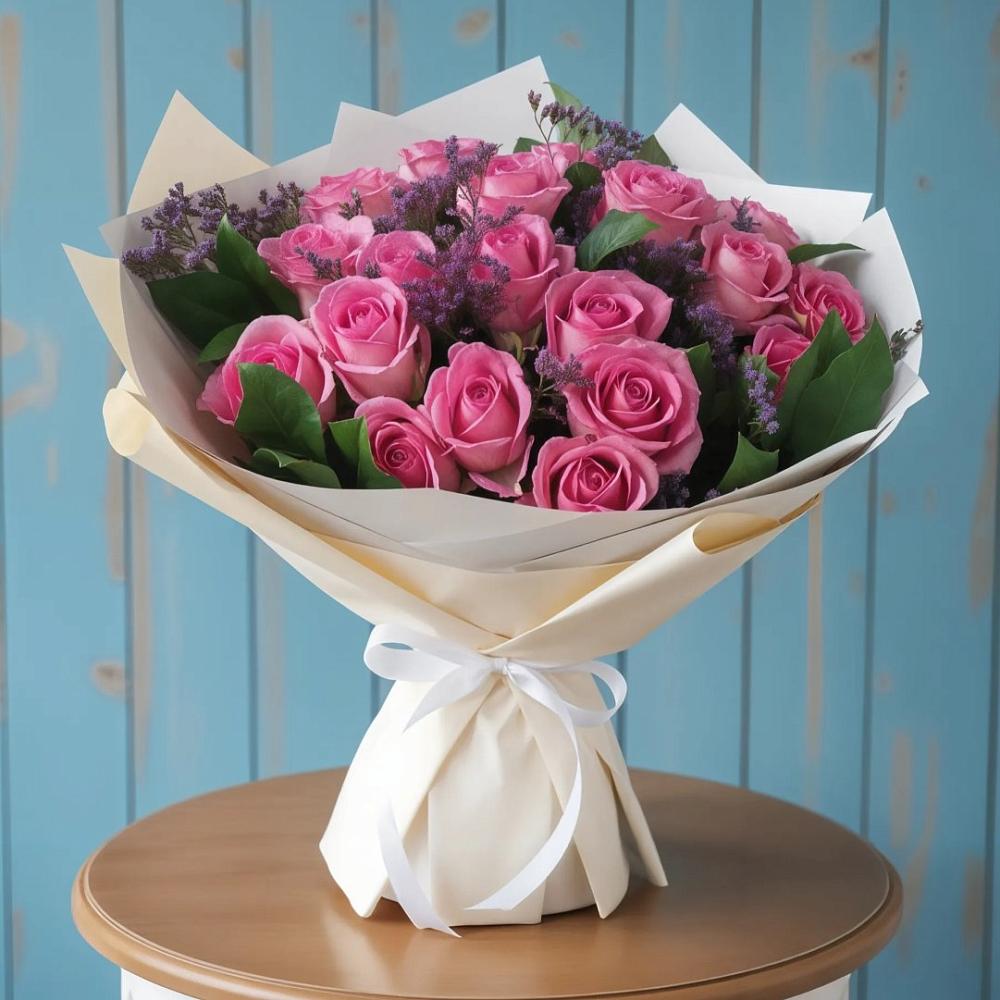 Букет цветов из: Розы в Праслово